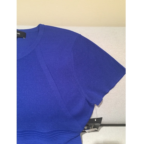 🚫SOLD NWT Jones New York Jewel Tone Blue Top PM - Picture 5 of 8